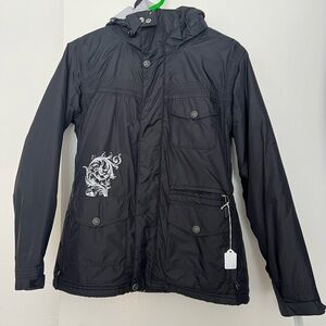 Black snow jacket